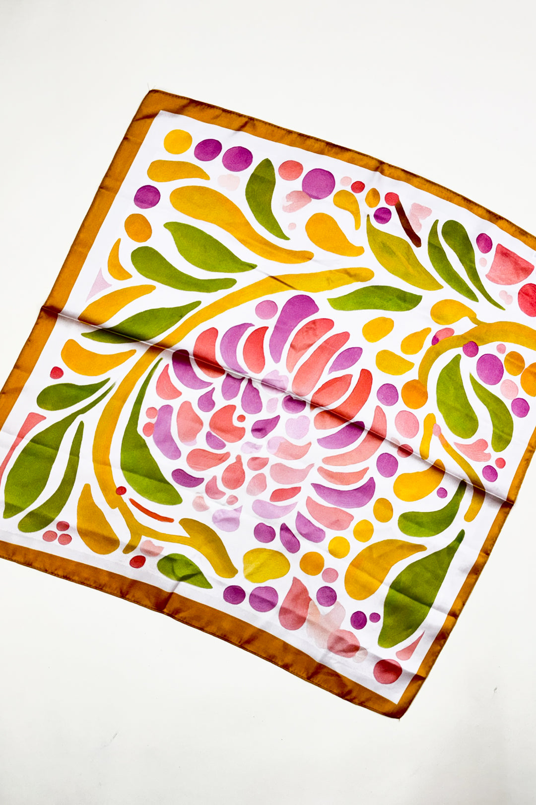 Days Of Blooms Silk Scarf