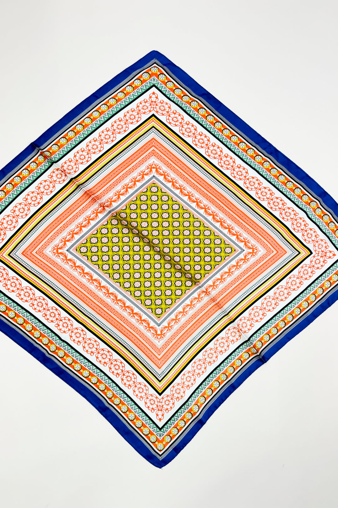 Boho Print Silk Scarf
