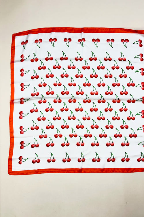 Cherry On Top Silk Scarf