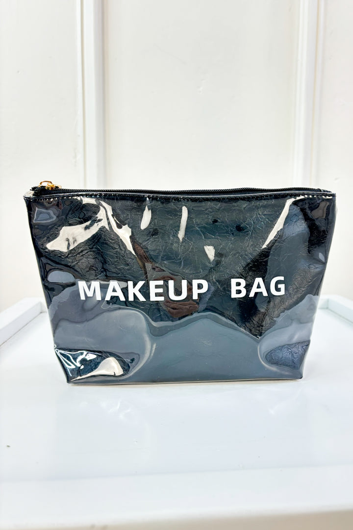 High-Shine Portable Makeup Bag