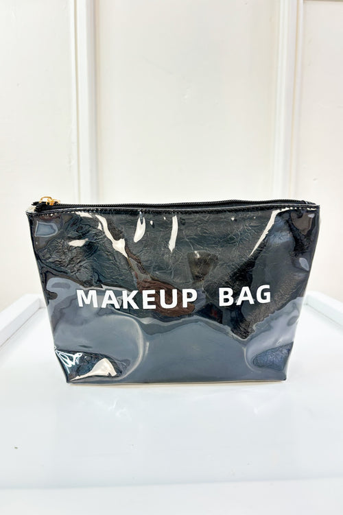 High-Shine Portable Makeup Bag