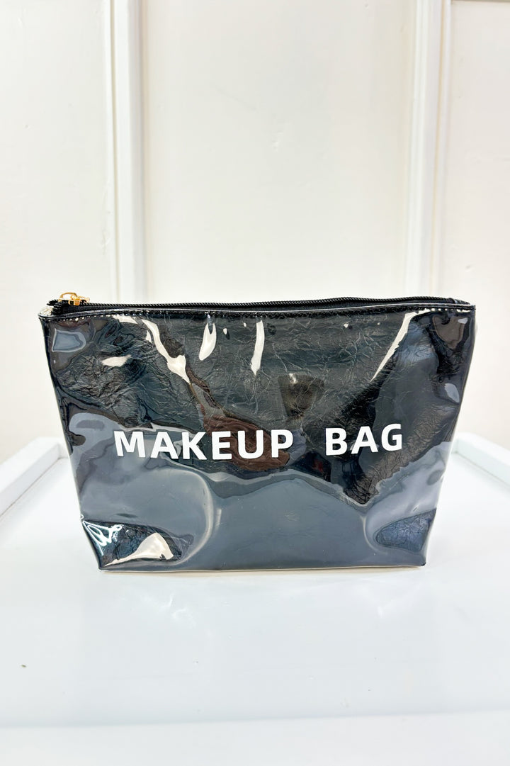 High-Shine Portable Makeup Bag