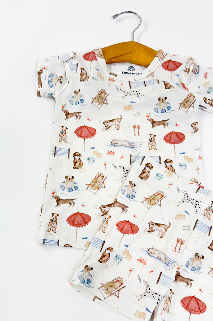 Beach Pawty 2 Piece Bamboo Pajamas