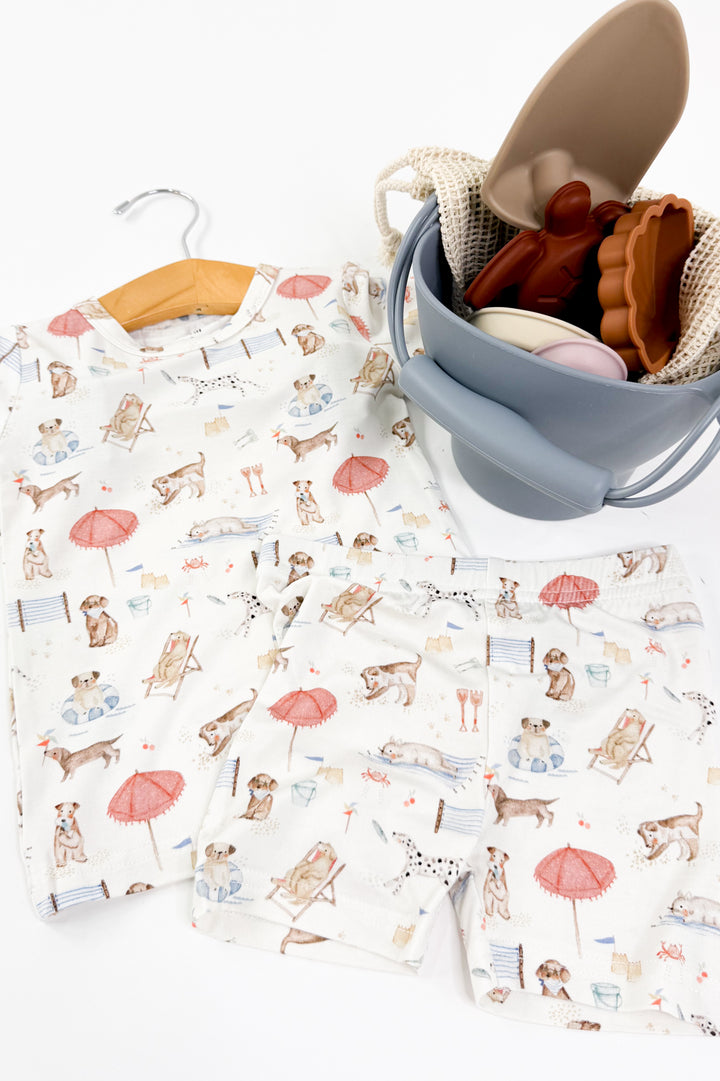 Beach Pawty 2 Piece Bamboo Pajamas