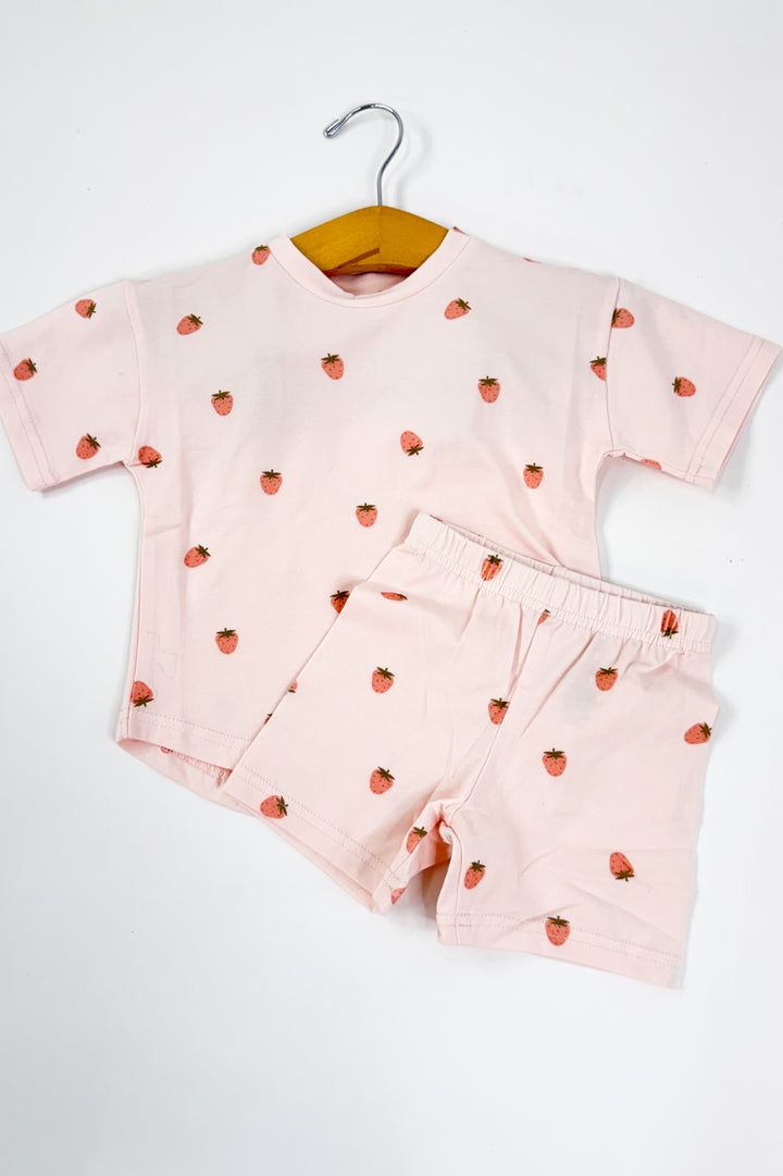 Gingham Cherries Muslin Ruffle Sunsuit