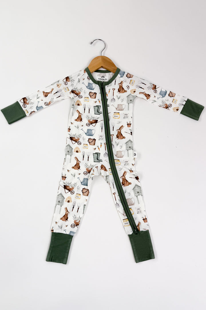 Cottontail Garden Bamboo Zippy Romper