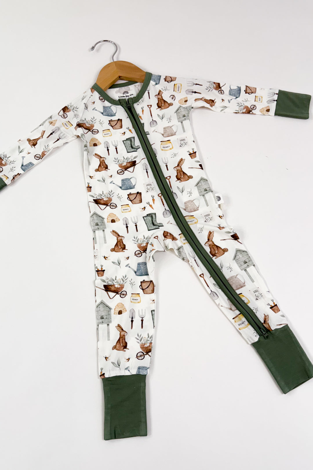 Cottontail Garden Bamboo Zippy Romper