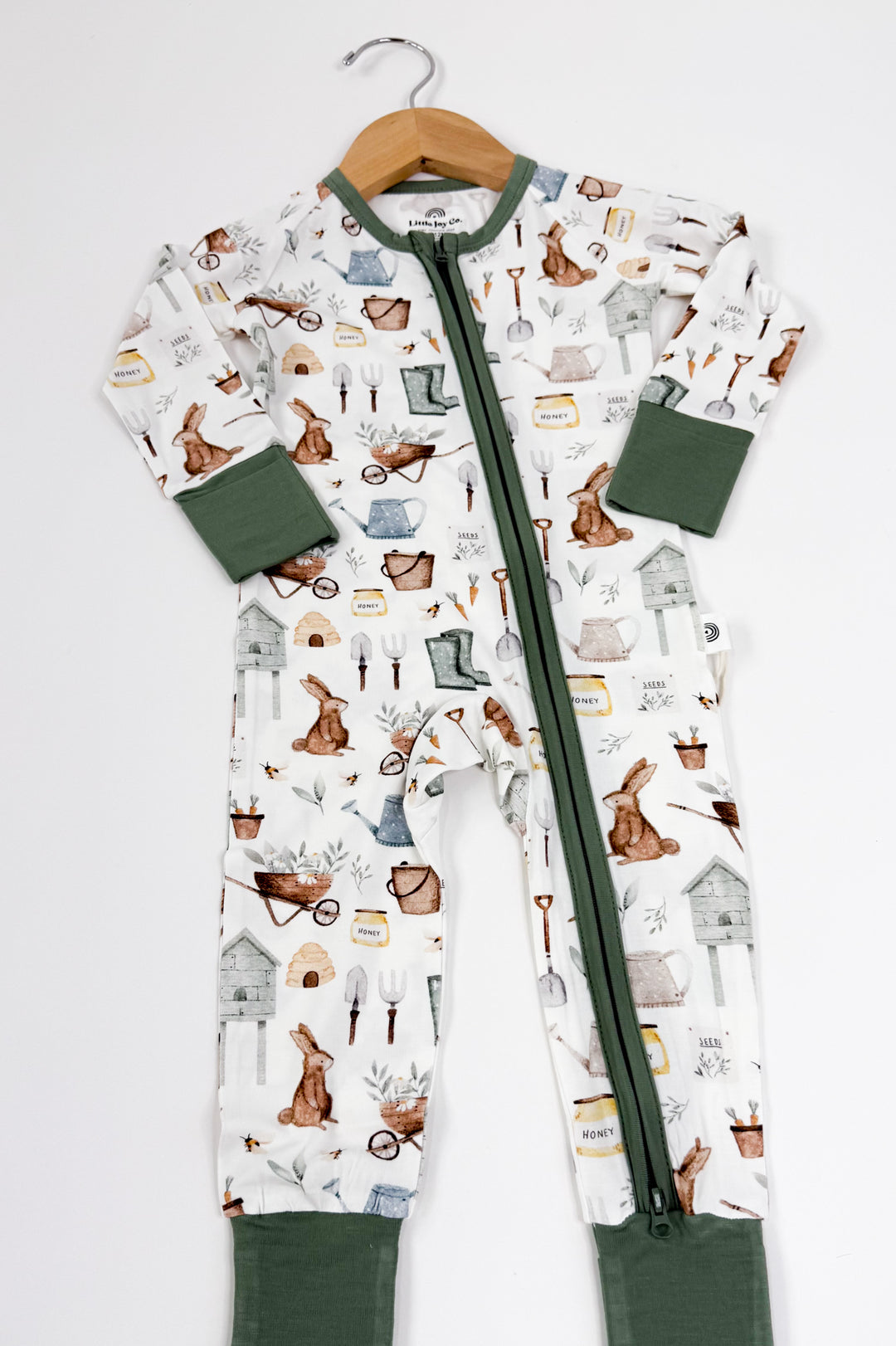 Cottontail Garden Bamboo Zippy Romper