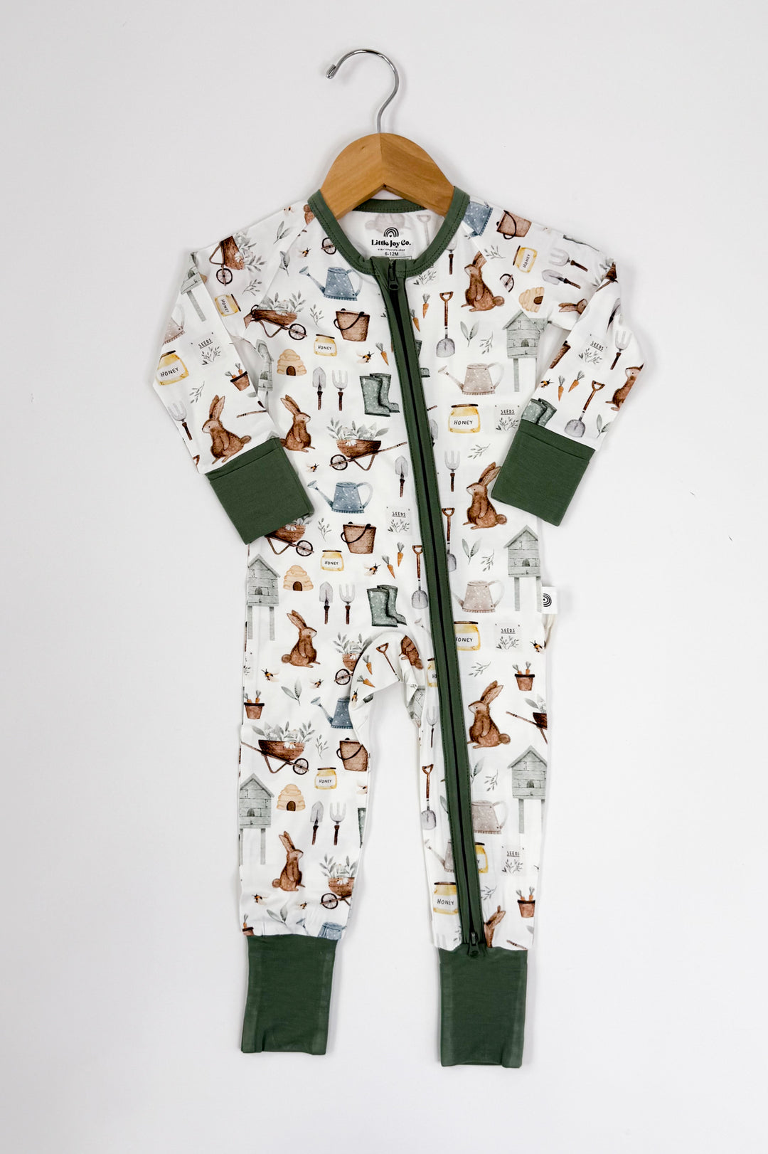 Cottontail Garden Bamboo Zippy Romper