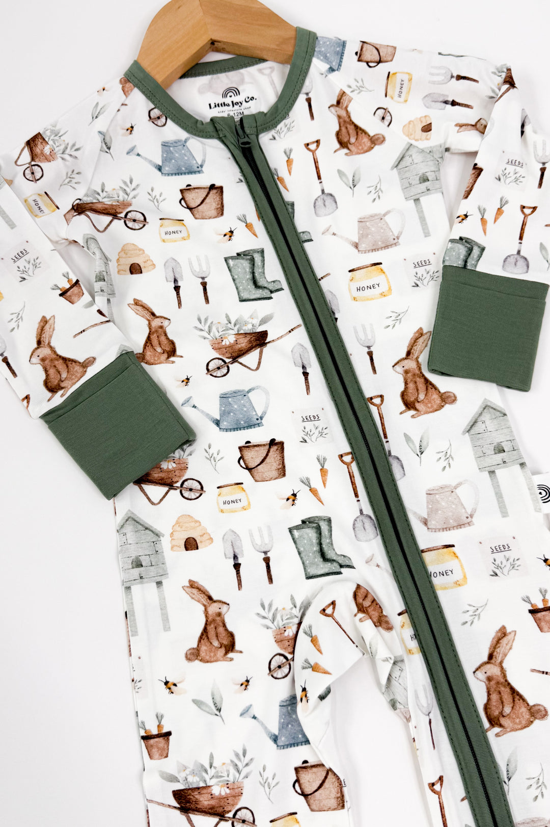 Cottontail Garden Bamboo Zippy Romper