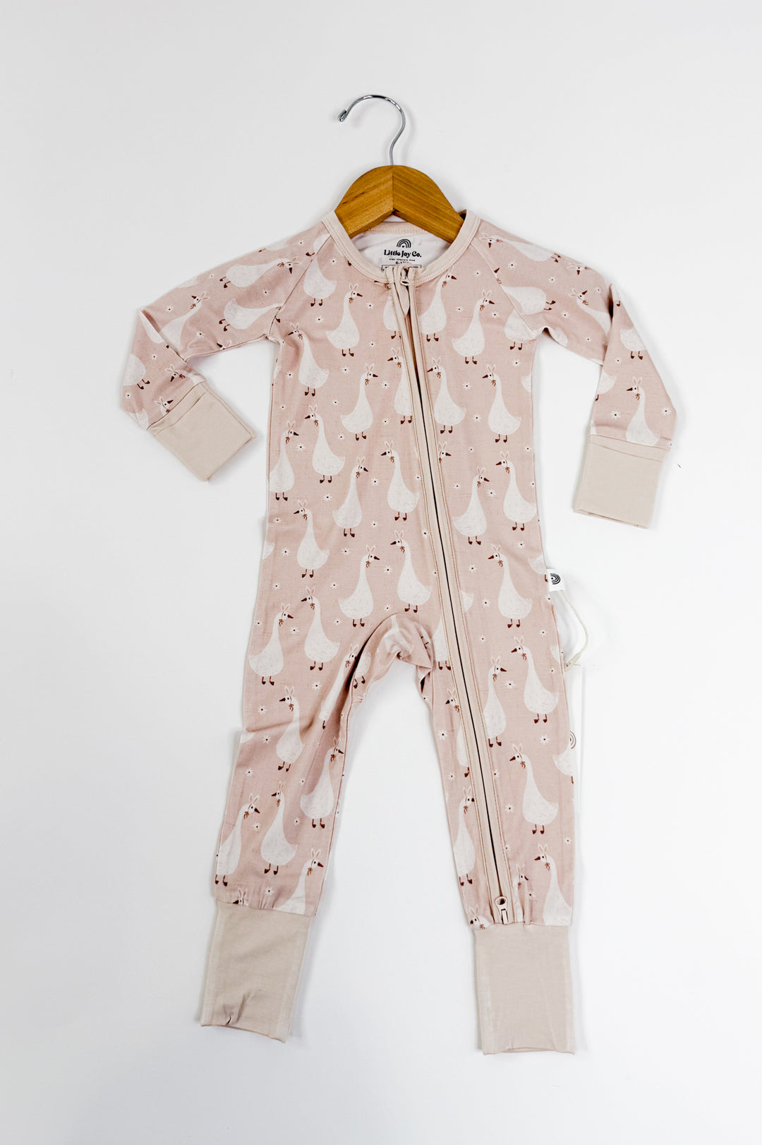 Silly Goose on the Loose Bamboo Zippy Romper