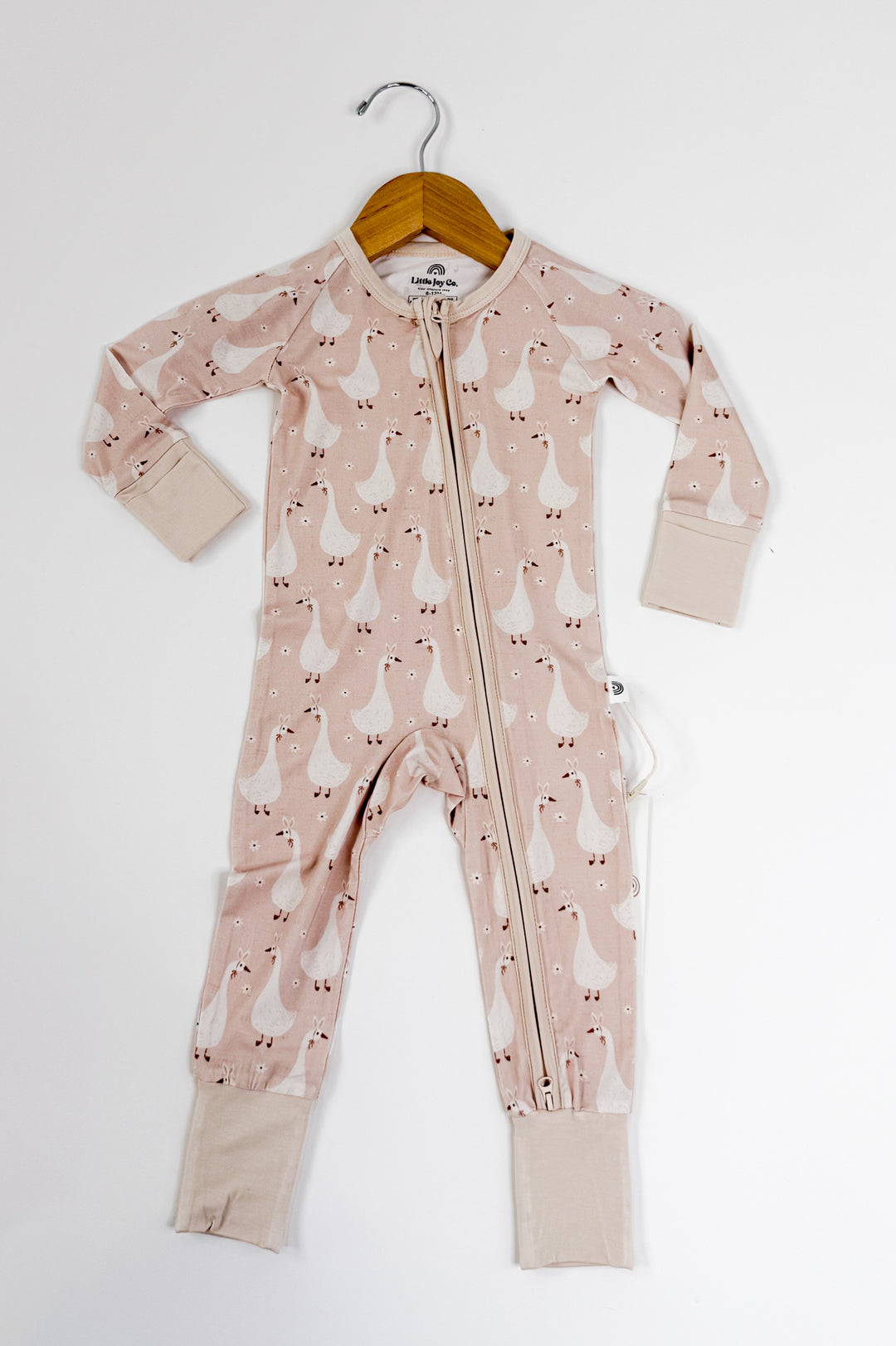 Silly Goose on the Loose Bamboo Zippy Romper