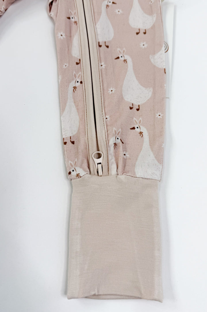 Silly Goose on the Loose Bamboo Zippy Romper