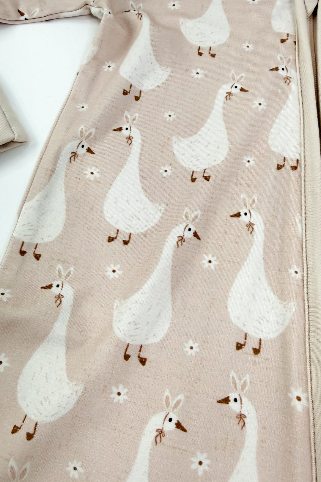 Silly Goose on the Loose Bamboo Zippy Romper