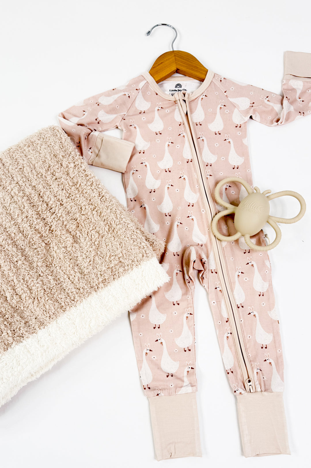 Silly Goose on the Loose Bamboo Zippy Romper