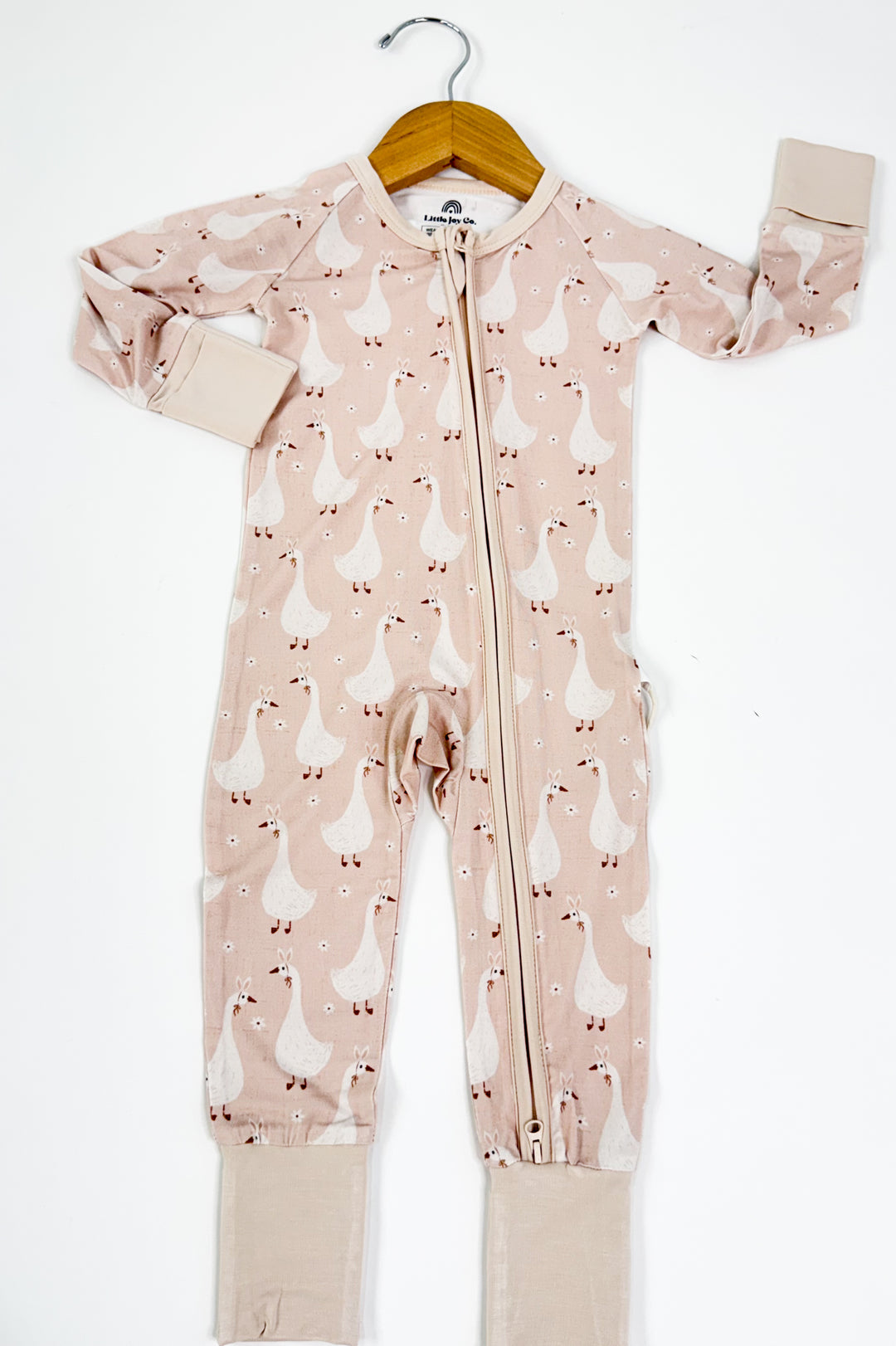Silly Goose on the Loose Bamboo Zippy Romper