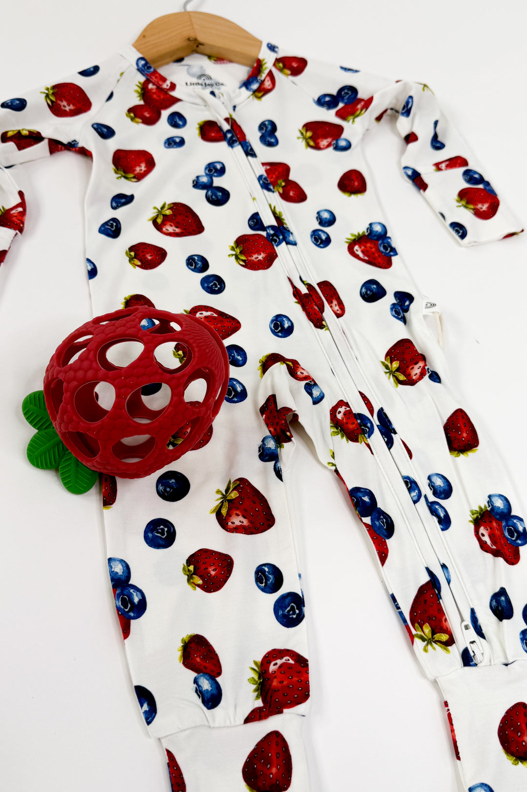 Berry Sweet Bamboo Zippy Romper