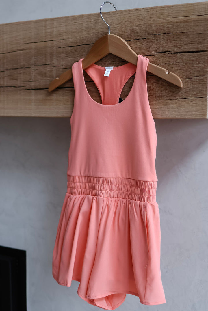 Tween Girls Side Seam Pocket Romper