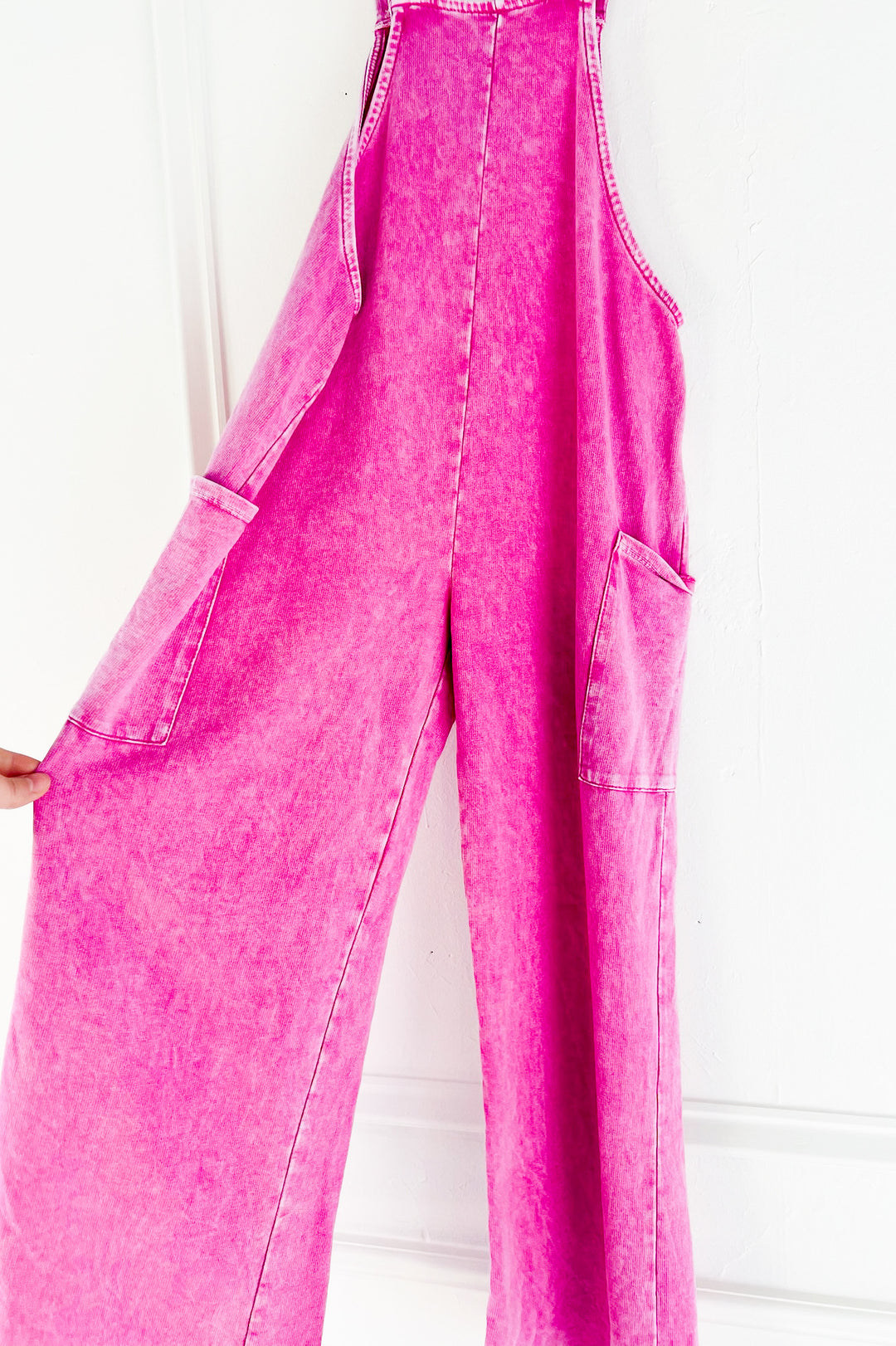 Girl's Mineral Wash Overalls