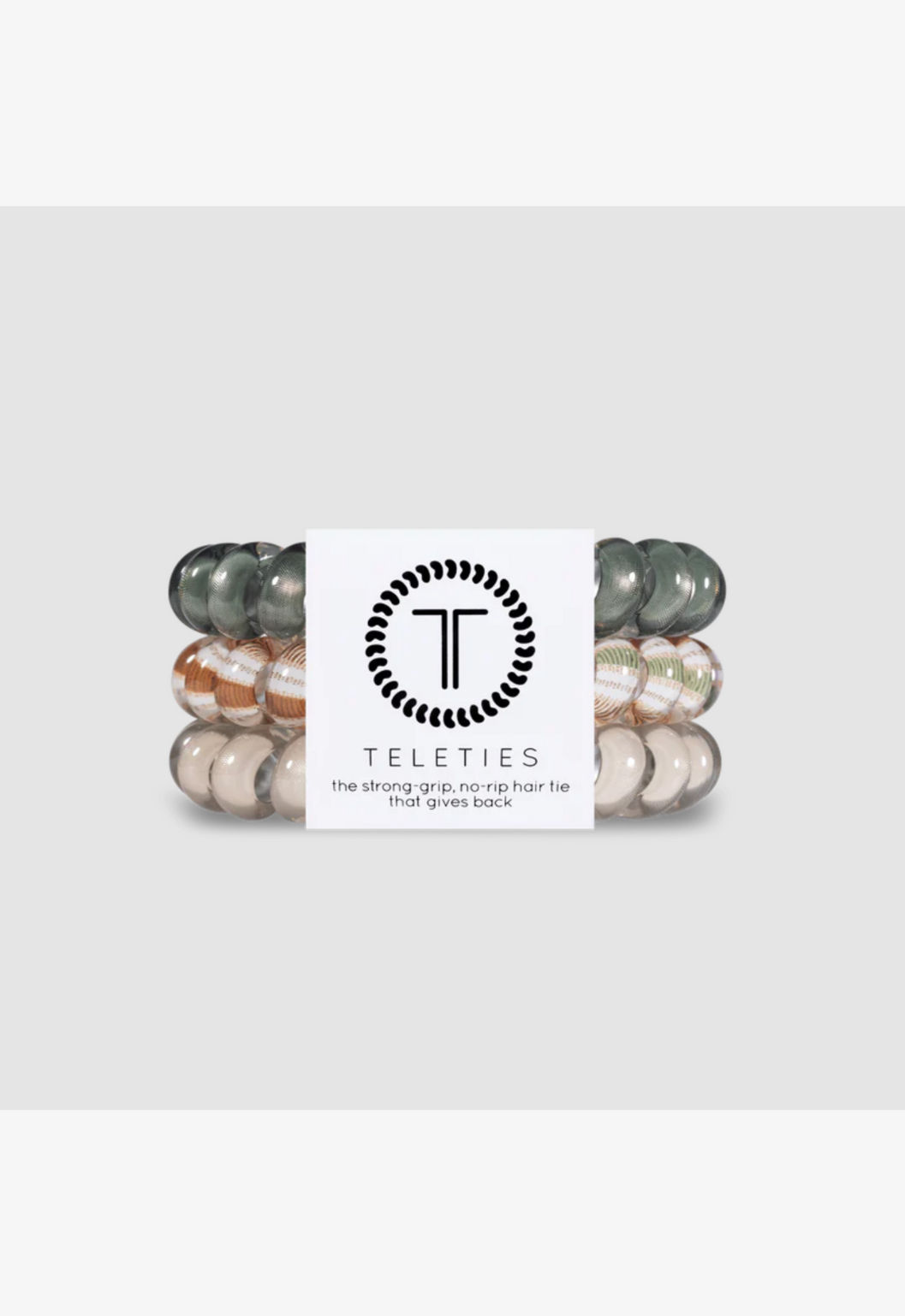 Teleties -3 Pack Spiral Hair Coil | Large