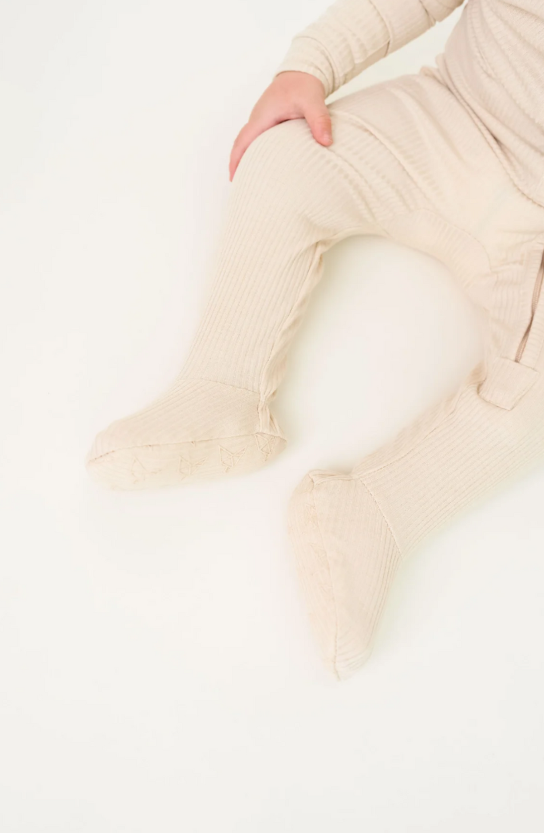 Moonstone Zip Up Footie Pajamas | Copper Pearl