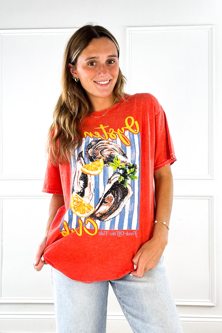 Oyster Club Coastal Graphic Tee
