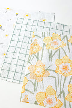 Daisy Dust Geometry Dishcloth Set