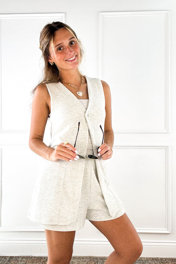 The Sandstone Knit Shorts