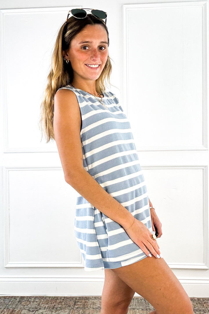 Coastal Breeze Stripe Tank