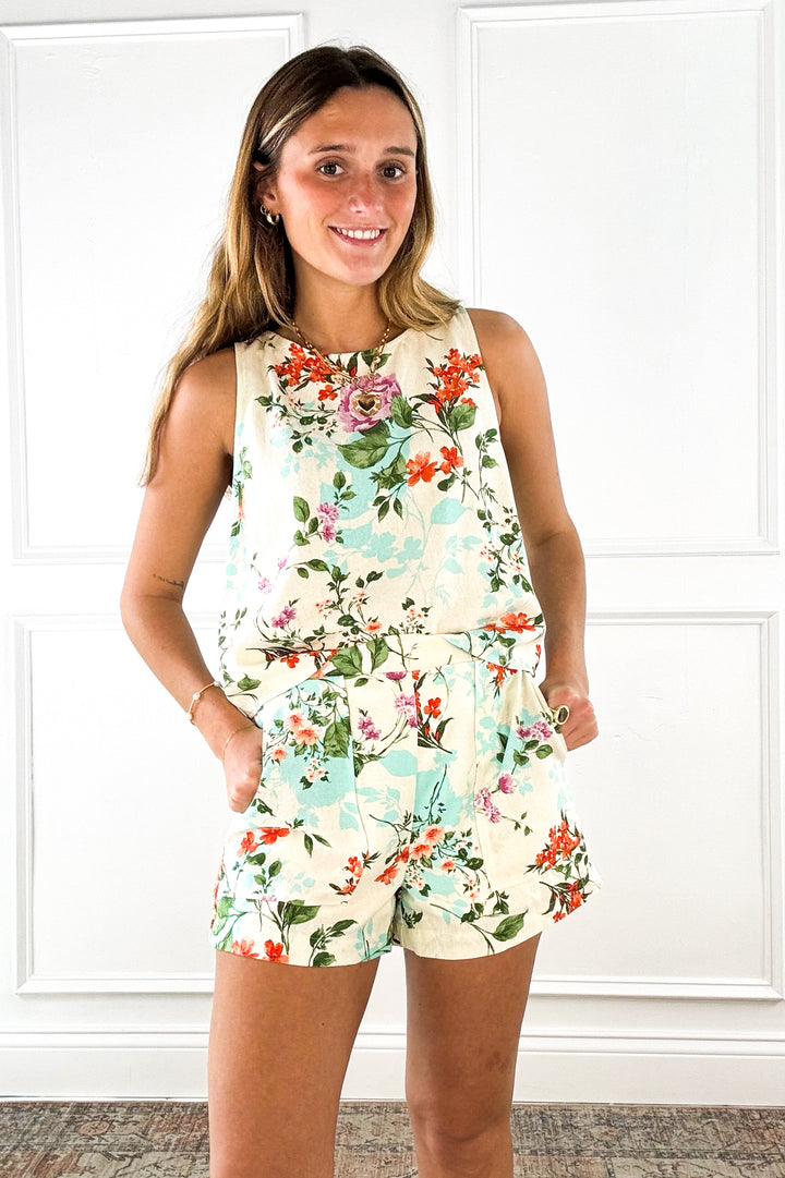 Garden Party Floral Tank
