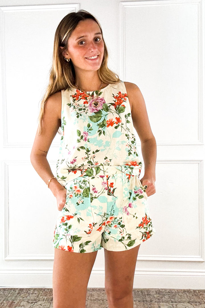 Garden Party Floral Tank