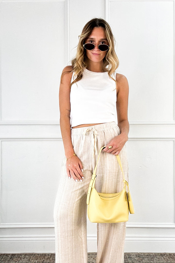 Coastal Breeze Linen Wide Leg Pant