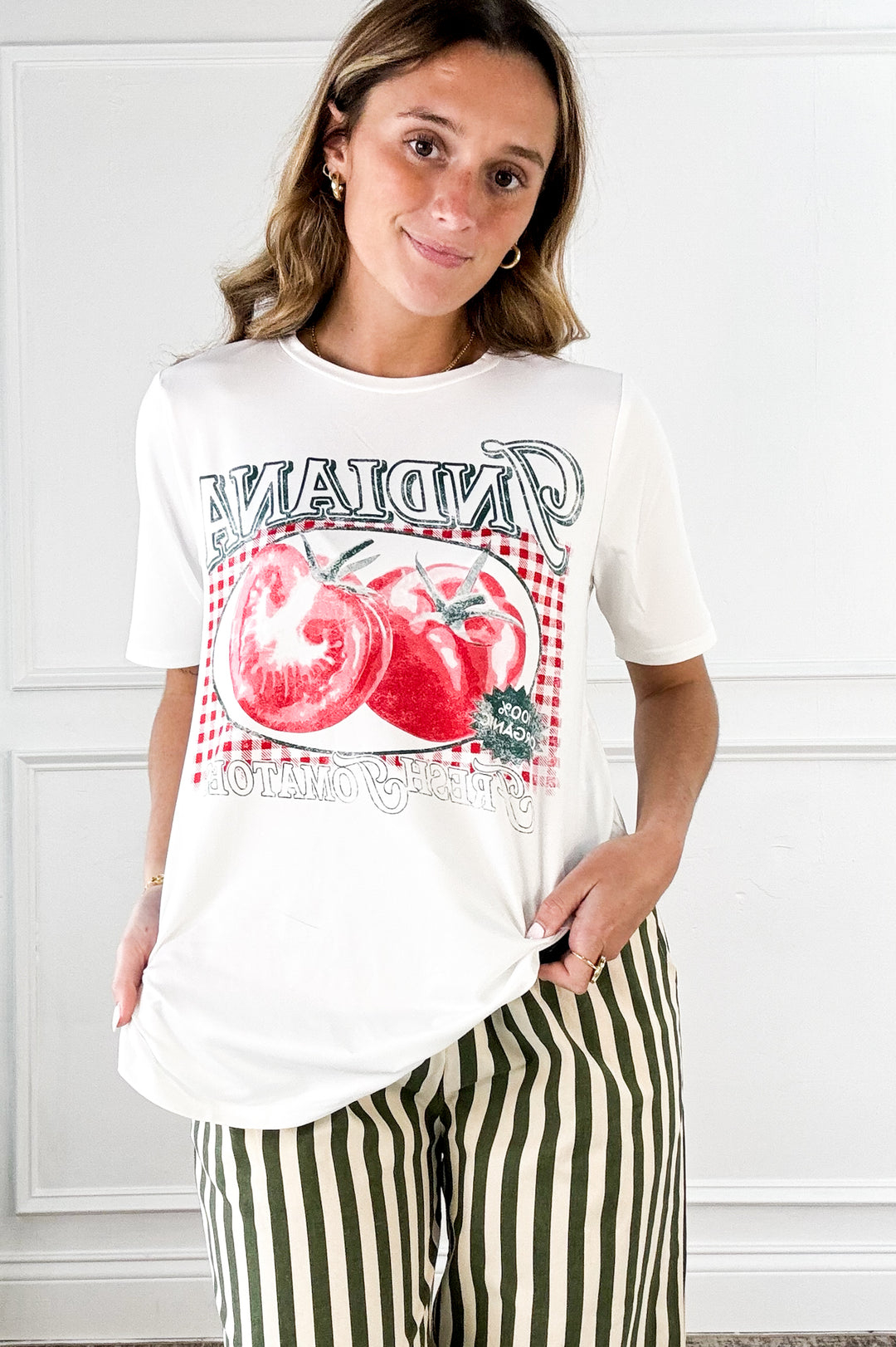 Indiana Fresh Tomato Graphic Tee