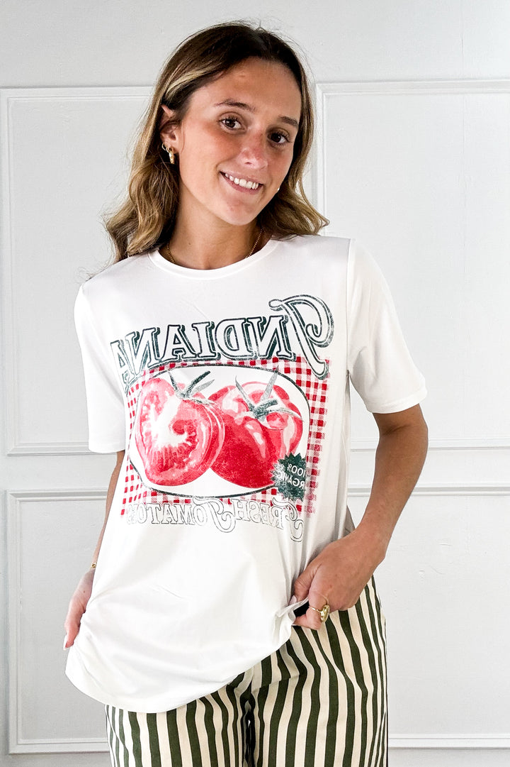 Indiana Fresh Tomato Graphic Tee