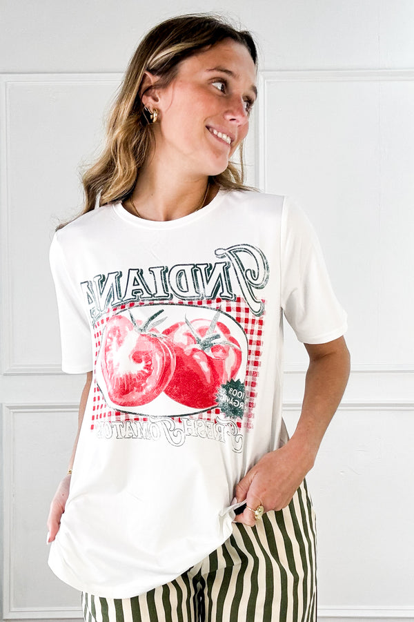 Indiana Fresh Tomato Graphic Tee