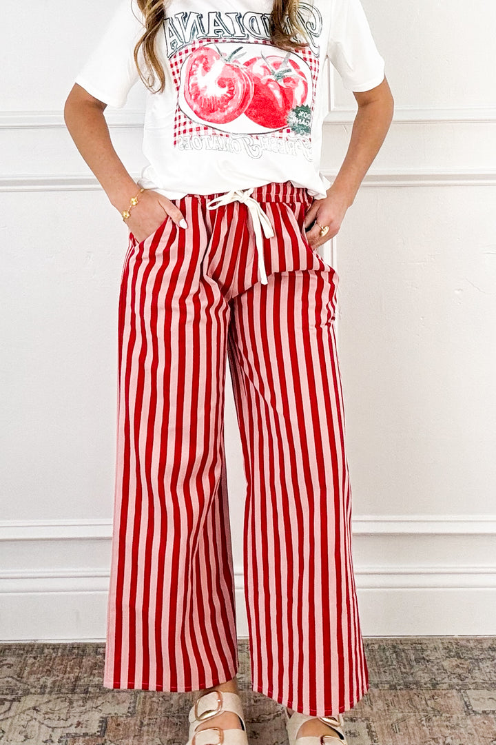 Breezy Stripe Wide Leg Pants