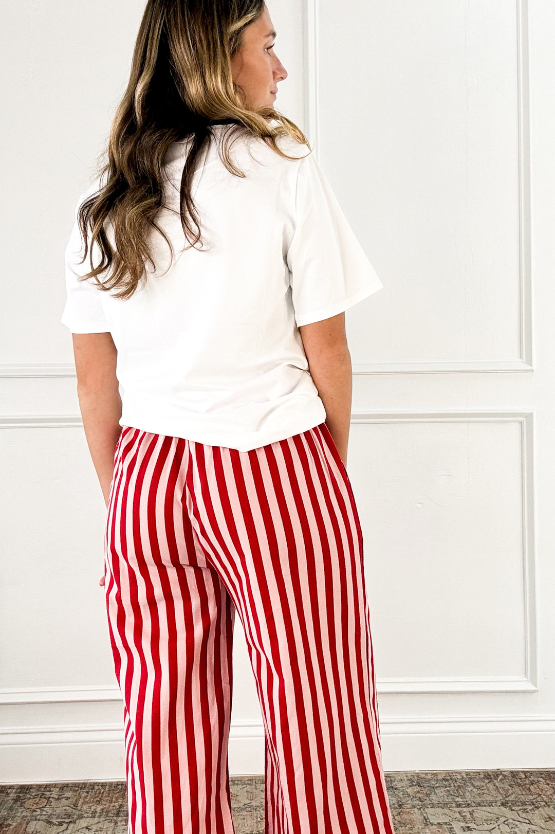 Breezy Stripe Wide Leg Pants