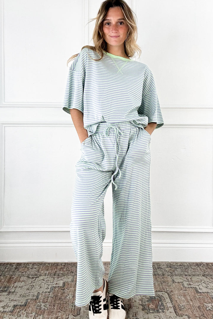Sweet Stripe Wide Leg Pants