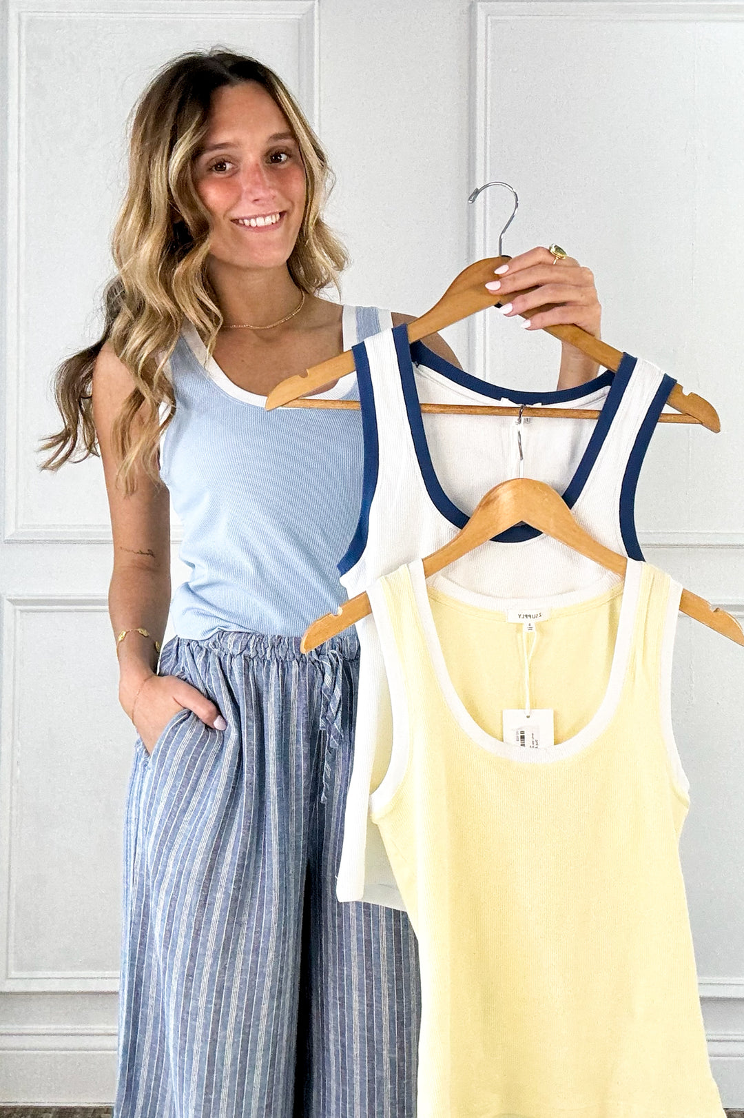Sirena Colorblocked Rib Tank