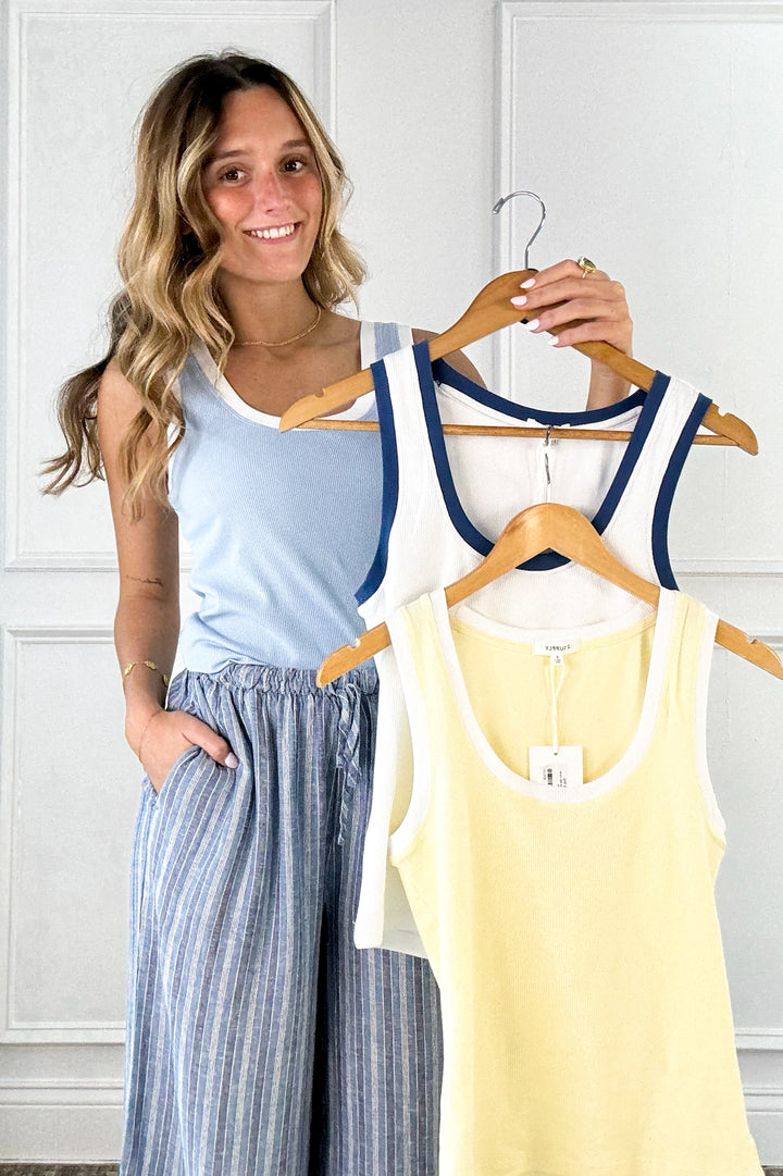 Sirena Colorblocked Rib Tank