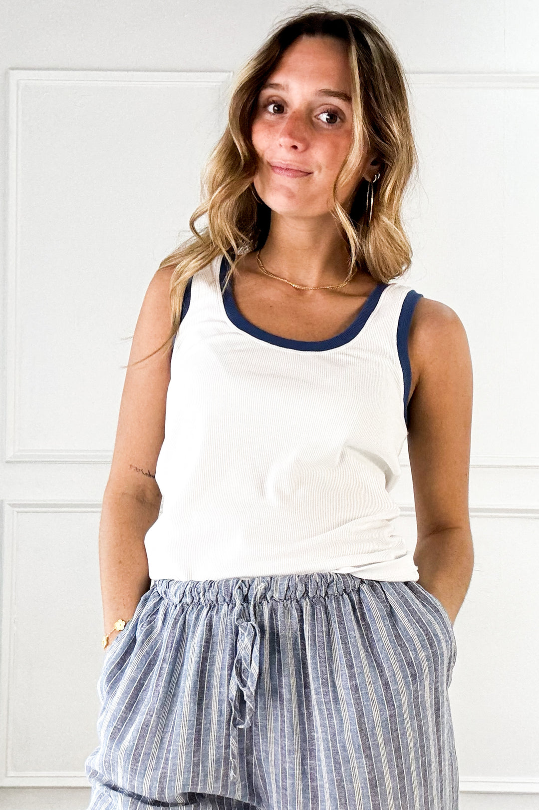 Sirena Colorblocked Rib Tank