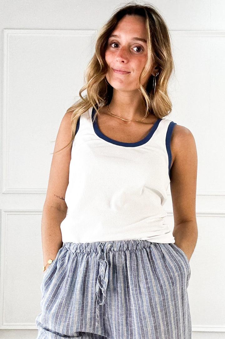 Sirena Colorblocked Rib Tank