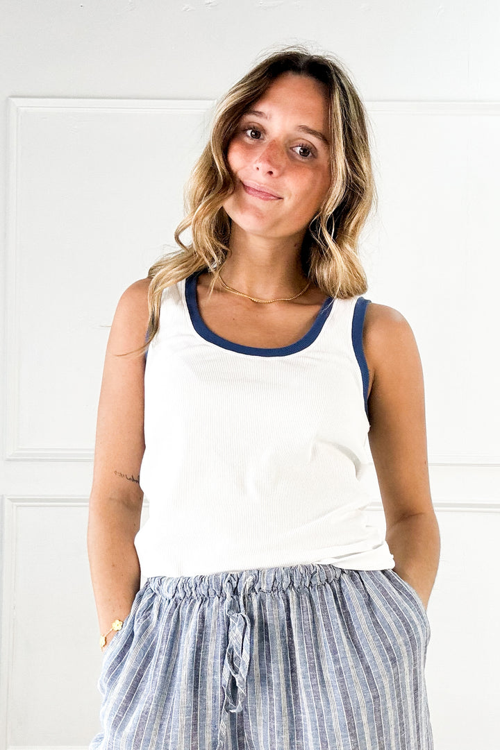 Sirena Colorblocked Rib Tank