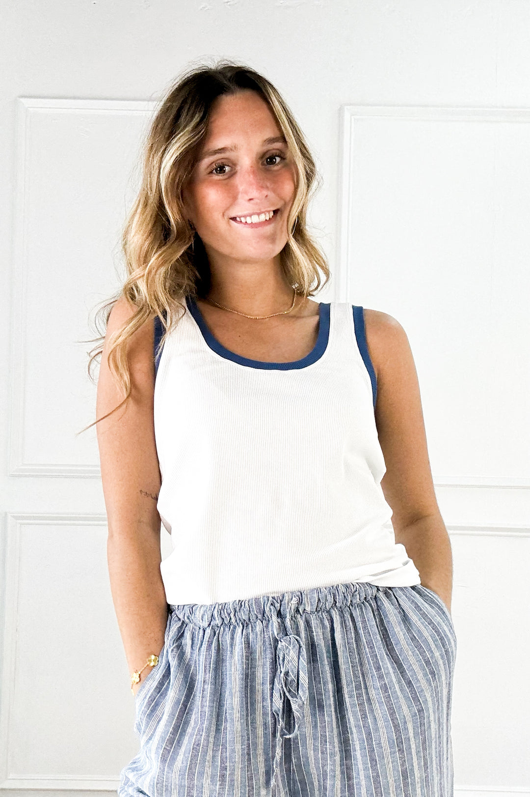 Sirena Colorblocked Rib Tank