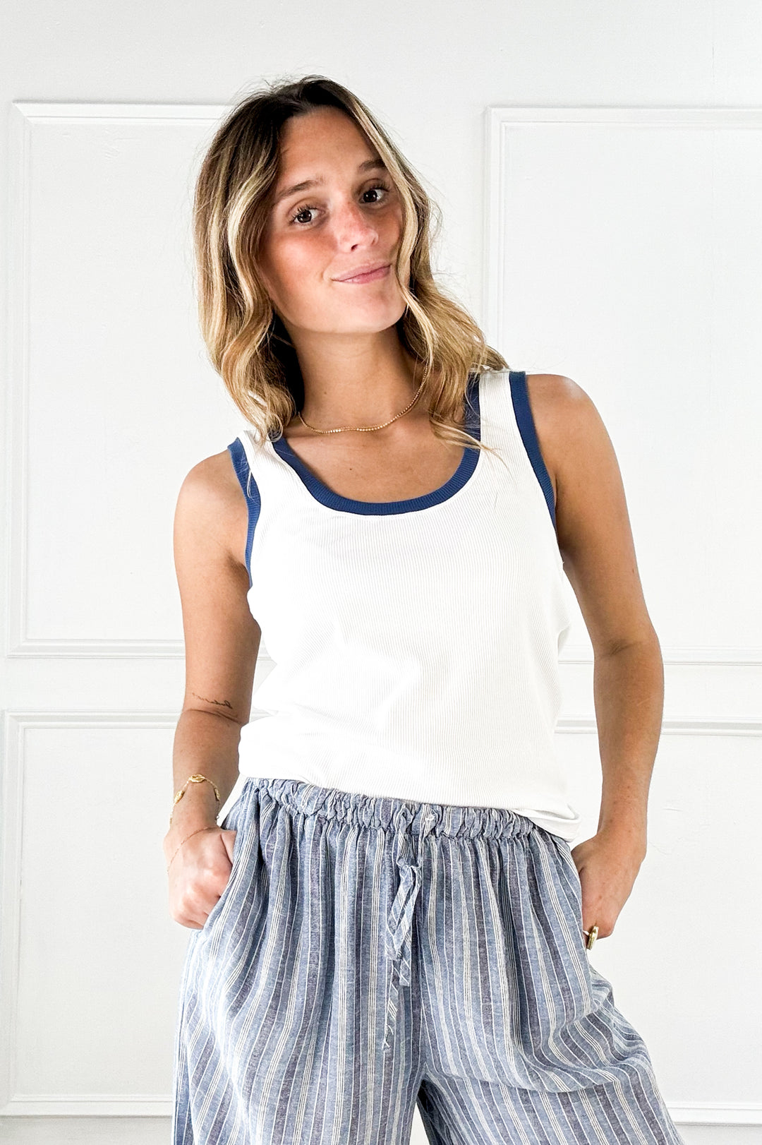 Sirena Colorblocked Rib Tank