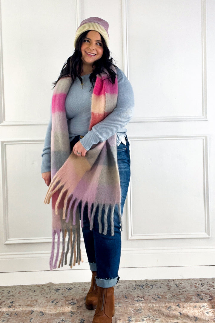 Round Neck Boyfriend Fit Sweater