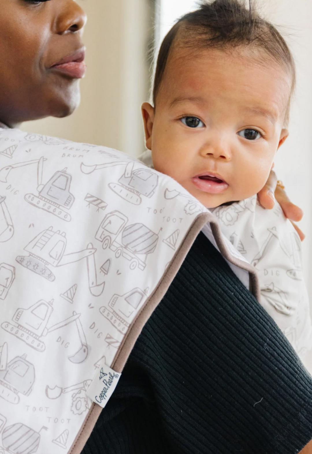 Gage Burp Cloth Set (3-Pack) | Copper Pearl