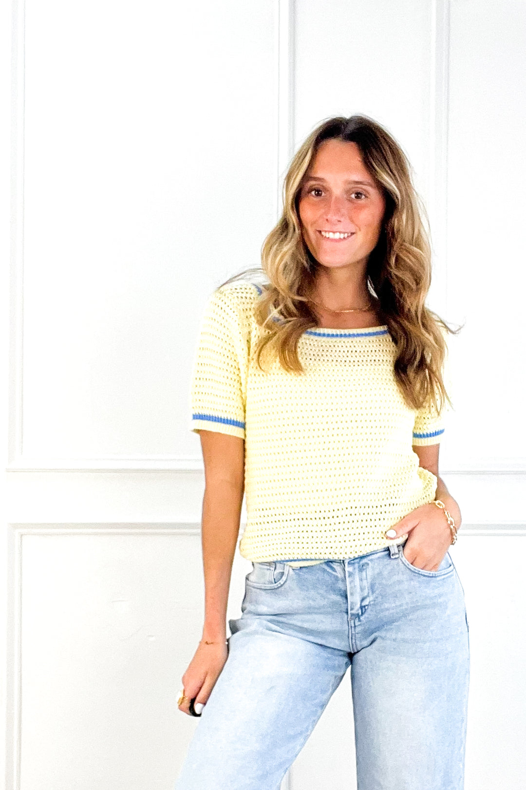 Boardwalk Breeze Knit Top