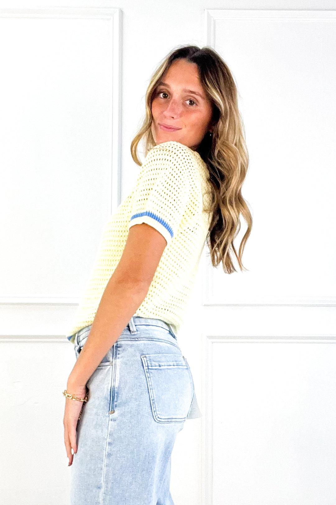 Boardwalk Breeze Knit Top