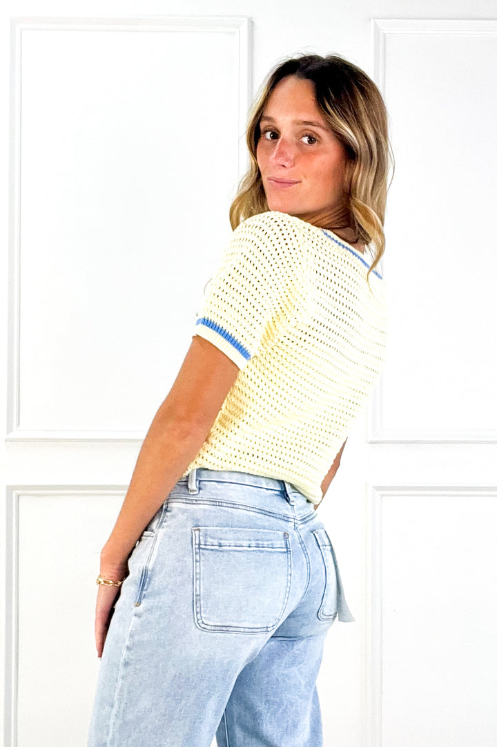 Boardwalk Breeze Knit Top